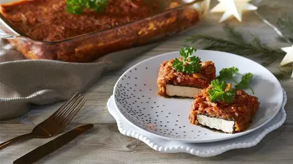 Wegańska ryba po grecku