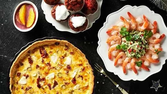 Sylwestrowe muffiny z burakiem i kozim serem