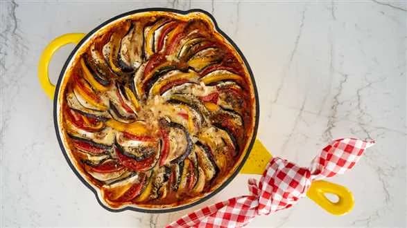 Ratatouille z serem pleśniowym