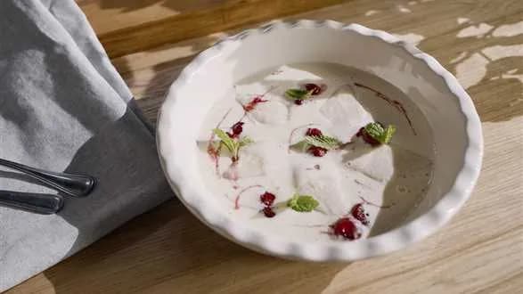 Zupa nic z kluskami leniwymi