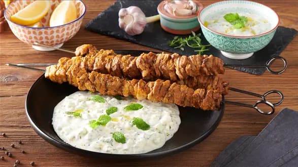 Grillowane souvlaki z karkówki