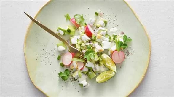 Sałatka z karmelizowanymi rzodkiewkami