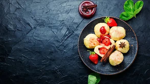 Knedle z truskawkami