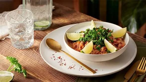 Smażony ryż z kalafiora po meksykańsku