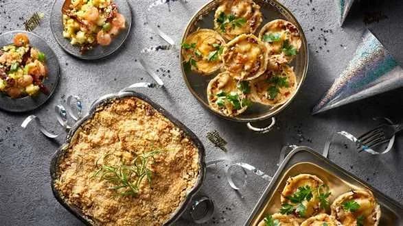 Sylwestrowe quiche z kabanosami, serem i musztardą