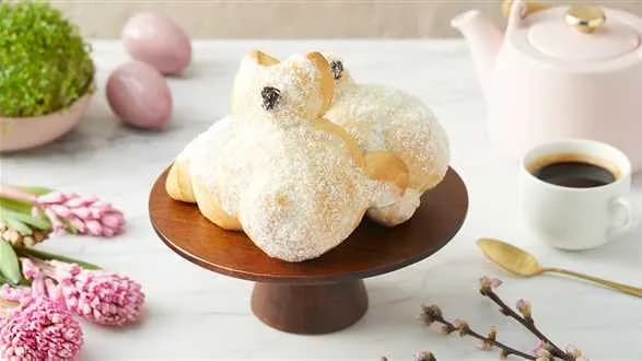 Drożdżowe zajączki wielkanocne