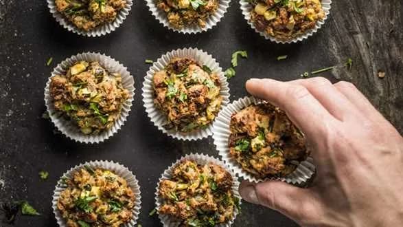 Chlebowe „muffiny” wytrawne