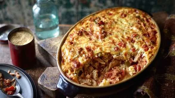 Zapiekanka z amarantusem i tuńczykiem