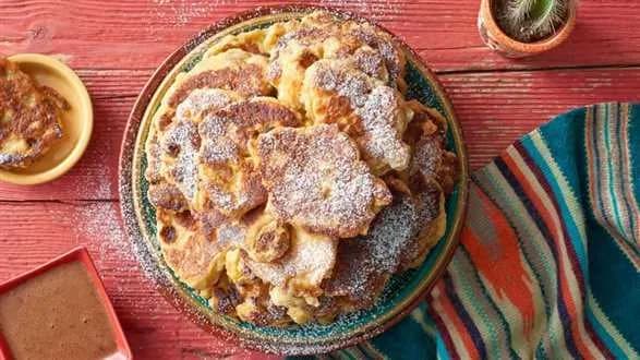 Placki meksykańskie kukurydziane z bananami