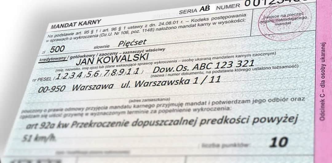 Co to jest mandat karny i jakie mogą być jego konsekwencje?